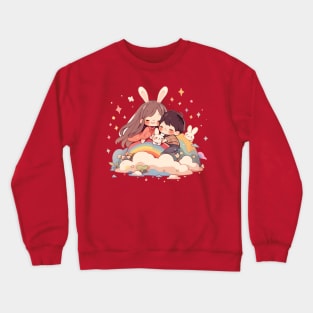 girl and boy Crewneck Sweatshirt